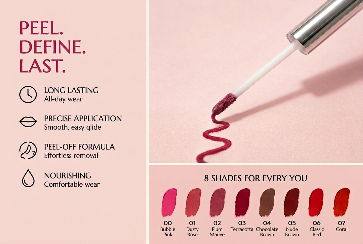 Silque Lip Liner Peel-Off Lip Stain